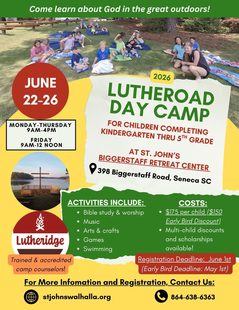 2026 Lutheroad Day Camp