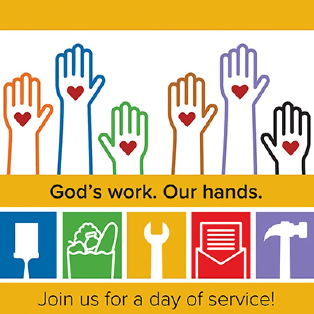 “God’s work. Our hands.”